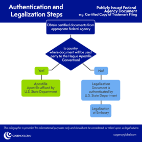 Document Authentication and Legalization Steps for Publicly Issued Federal Agency Documents